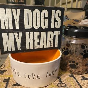 Rae dunn dog bowl new